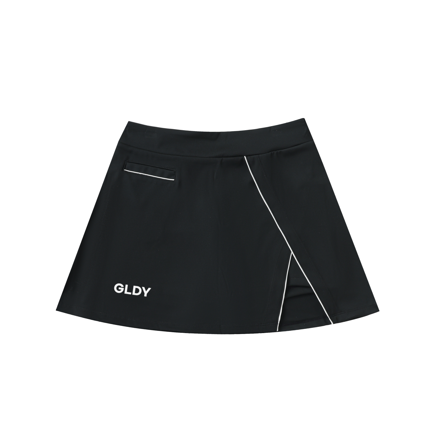 Black GLDY Tennis Skirt