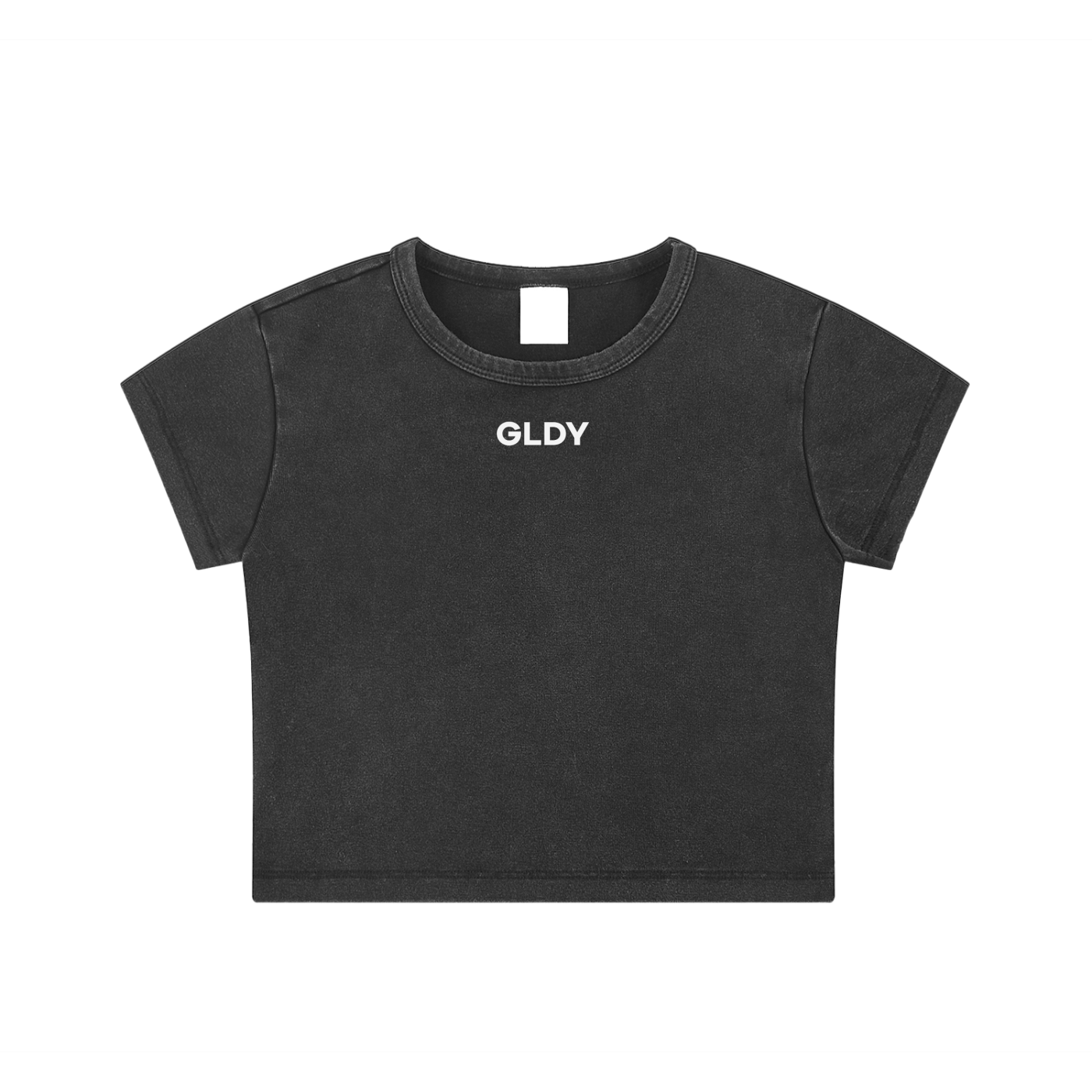 Black GLDY Crop Top